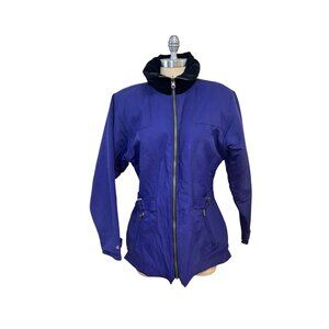 Vintage Nils Womens Purple Ski/Snowboard Jacket Size 10 Fits 8 Velvet Lining